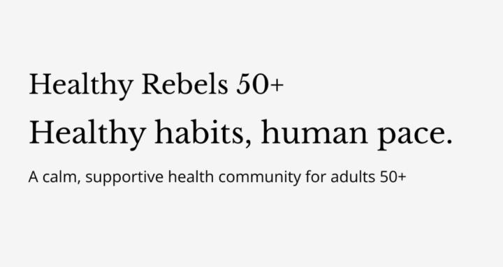 HealthyRebels50+ cover