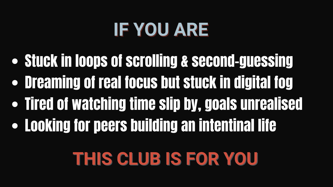 Focus & Goal Execution Club 1