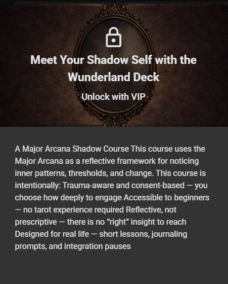 Wunderland Shadow Healing 3